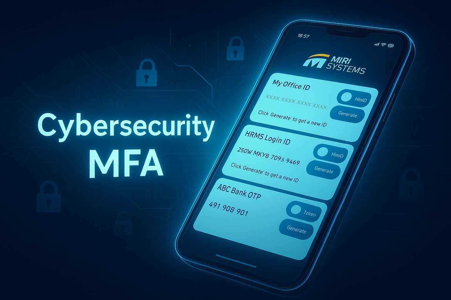 Modern office with a team working